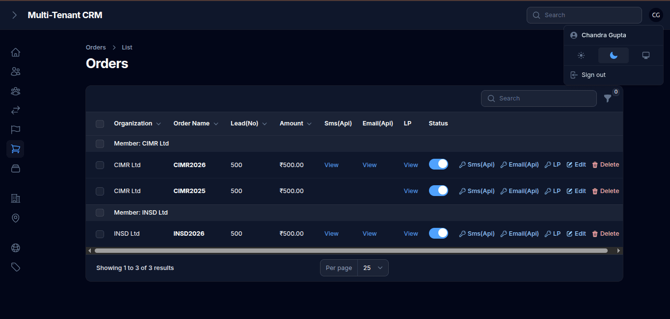 Multi-Tenant SaaS CRM – An Open-Source Lead & Business Management Platform